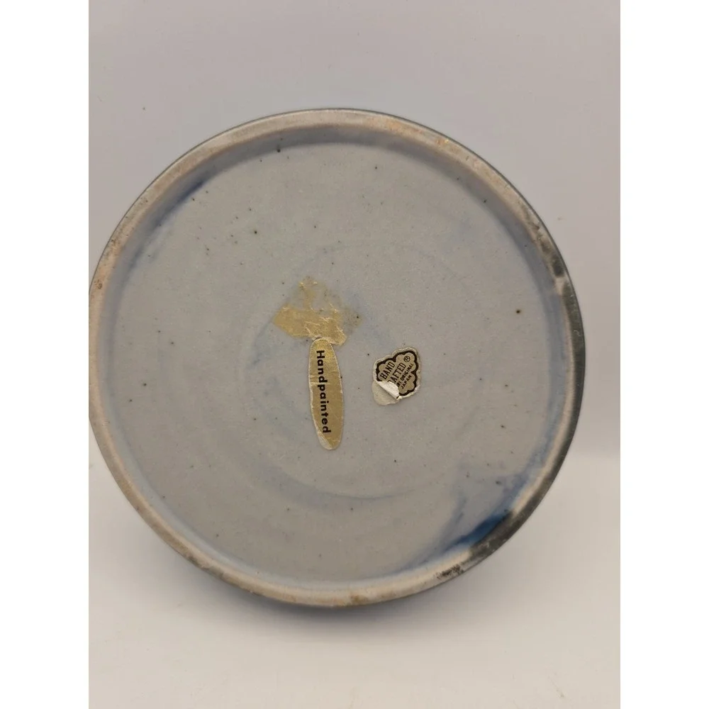 Otagari Japan Ashtray Speckled Ceramic Biplane ~5